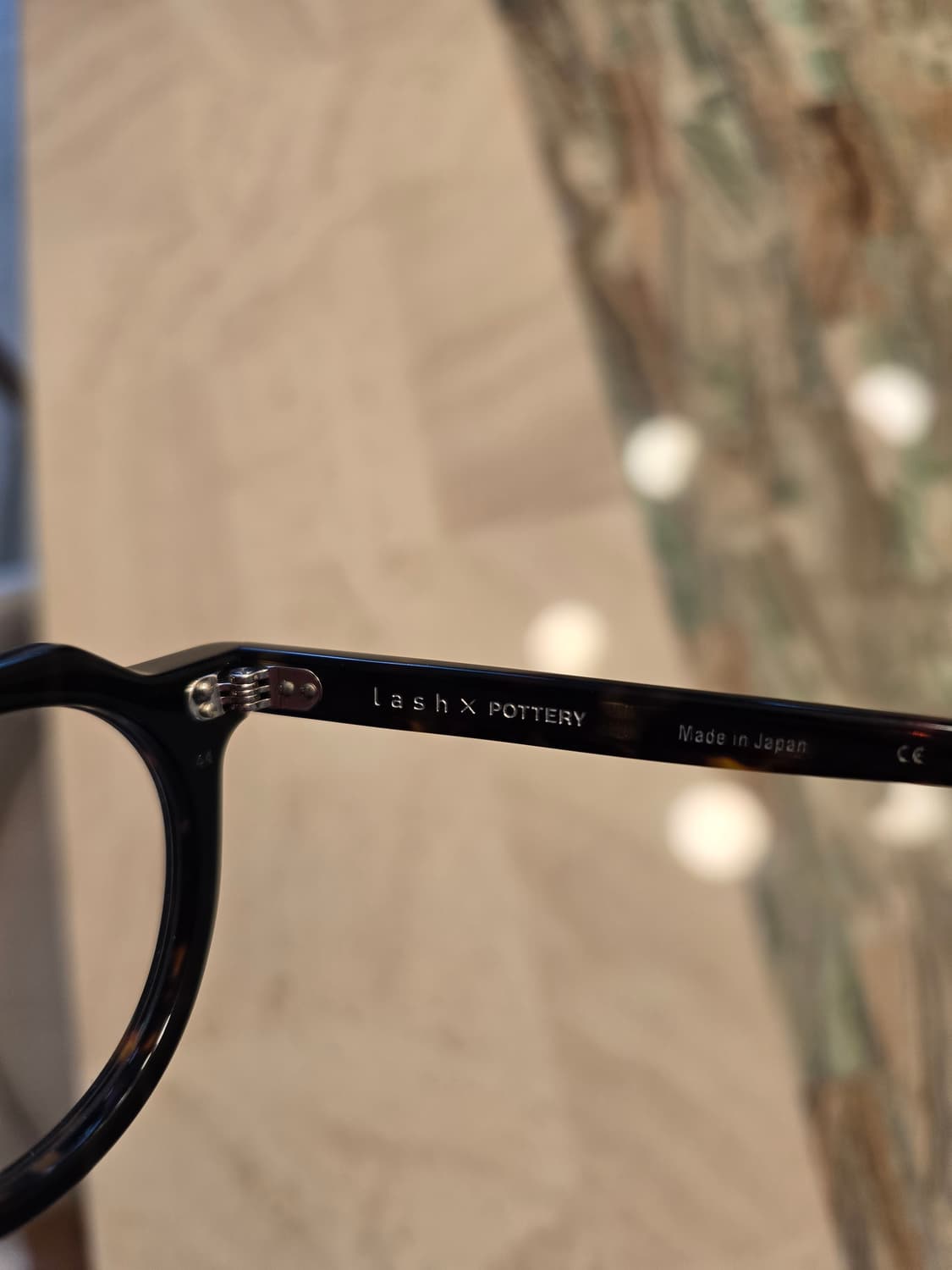 포터리 x 래쉬 (pottery x lash) 오피서 안경 톨토이즈 상품이미지5