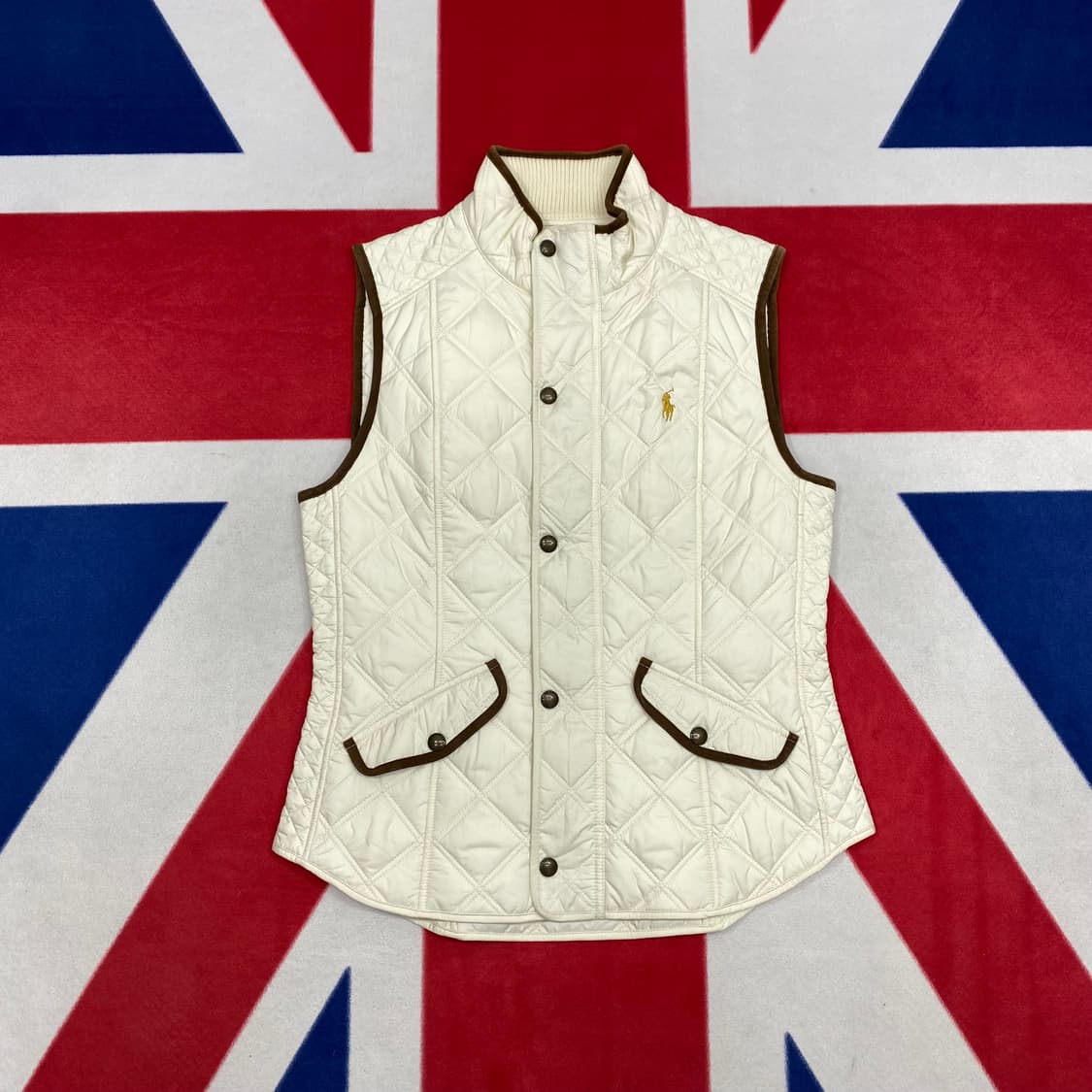 폴로 퀼팅조끼 M 상품이미지1