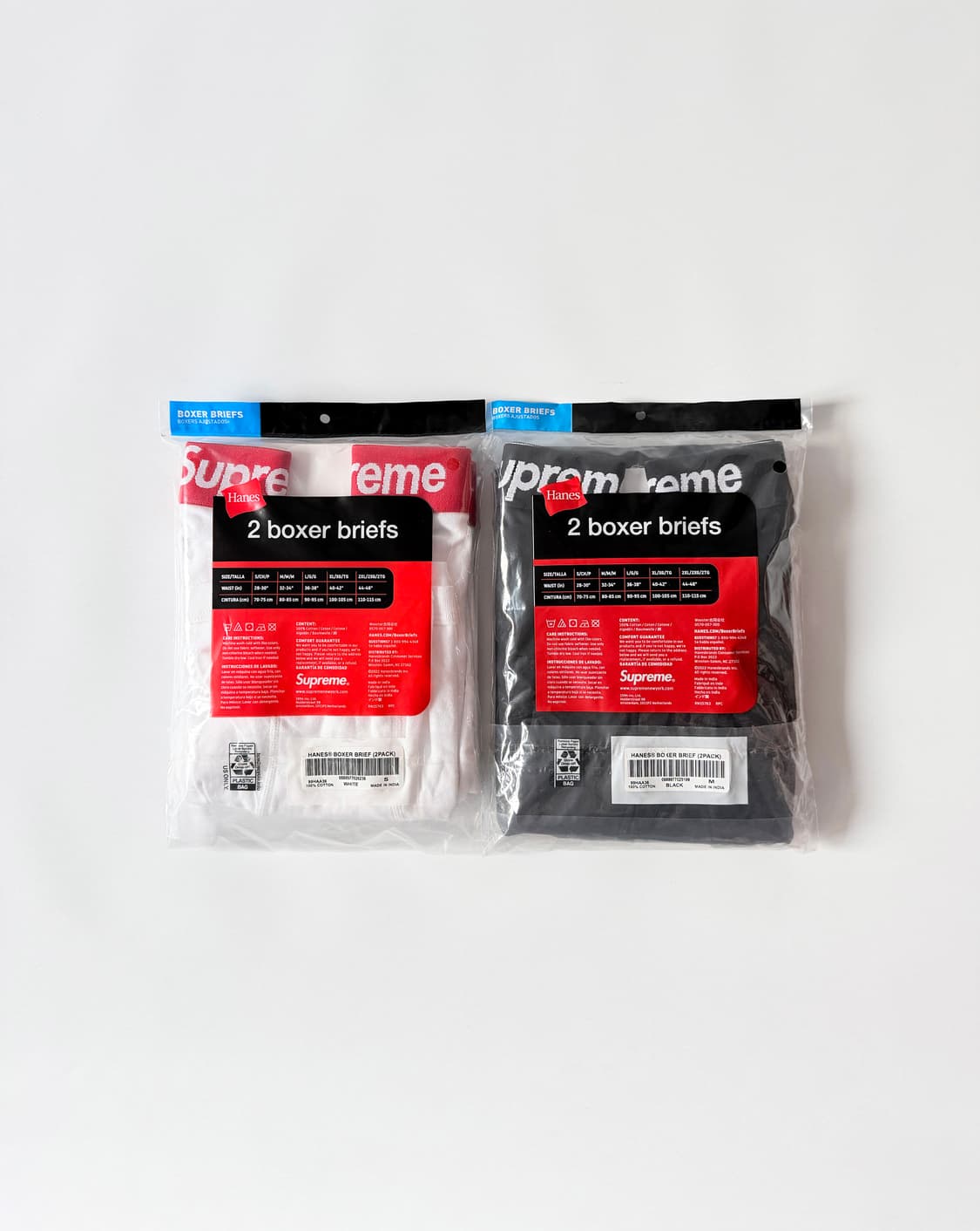 Supreme Hanes 2pack 슈프림 헤인즈 박서 브리프 2장 세트 상품이미지7