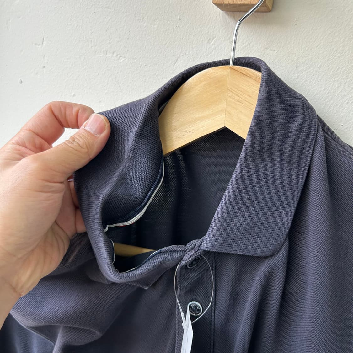 16458 - 몽클레어 3선 반팔 카라티 상품이미지3