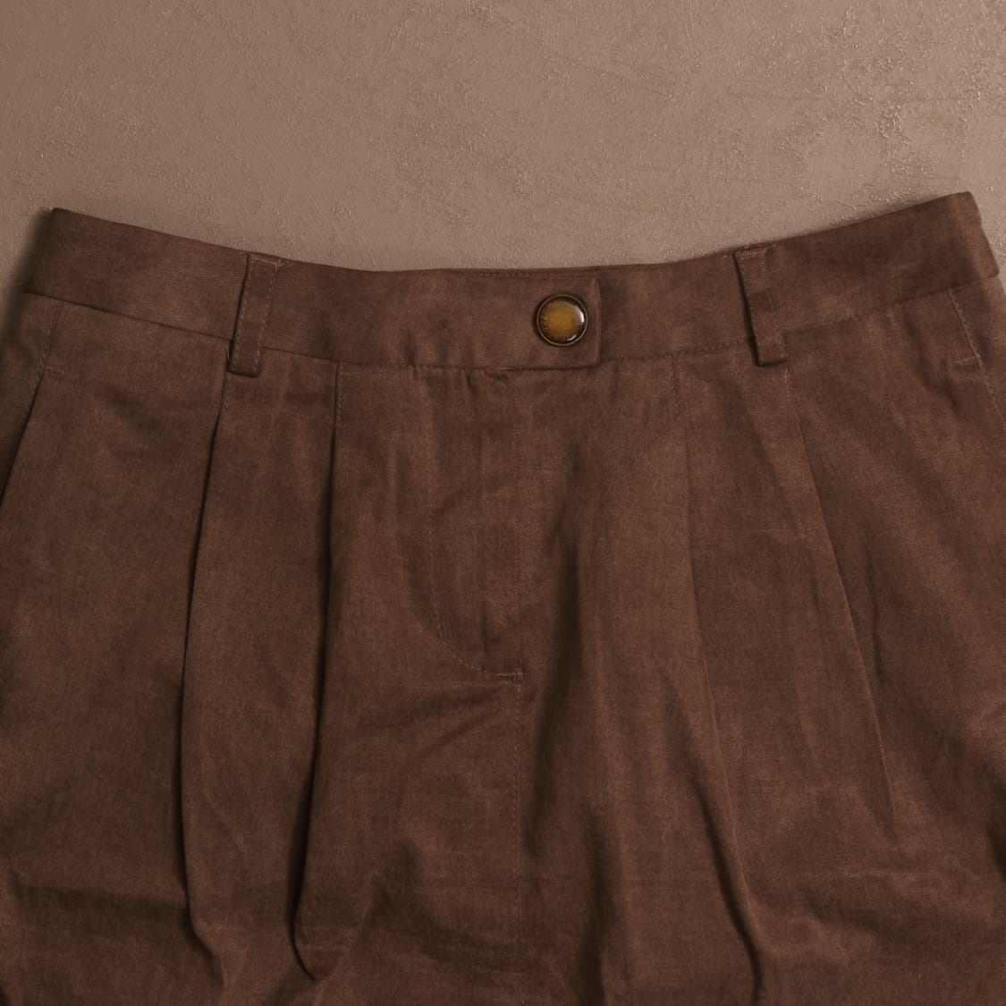 일본빈티지 헤비코튼 워싱 플레어 미니스커트 A727 상품이미지2