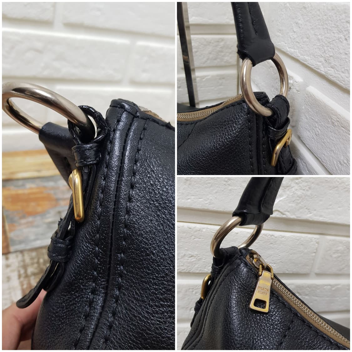 [정품] PRADA 프라다 비텔로 다이노 숄더백 상품이미지7