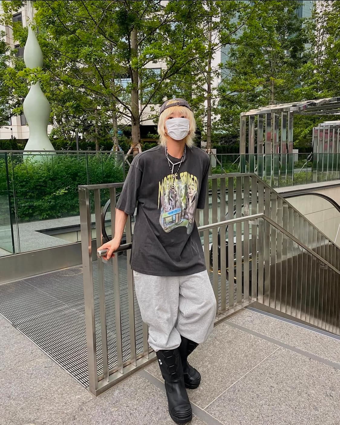 와이프로젝트 크리스탈 Y 목걸이 상품이미지4