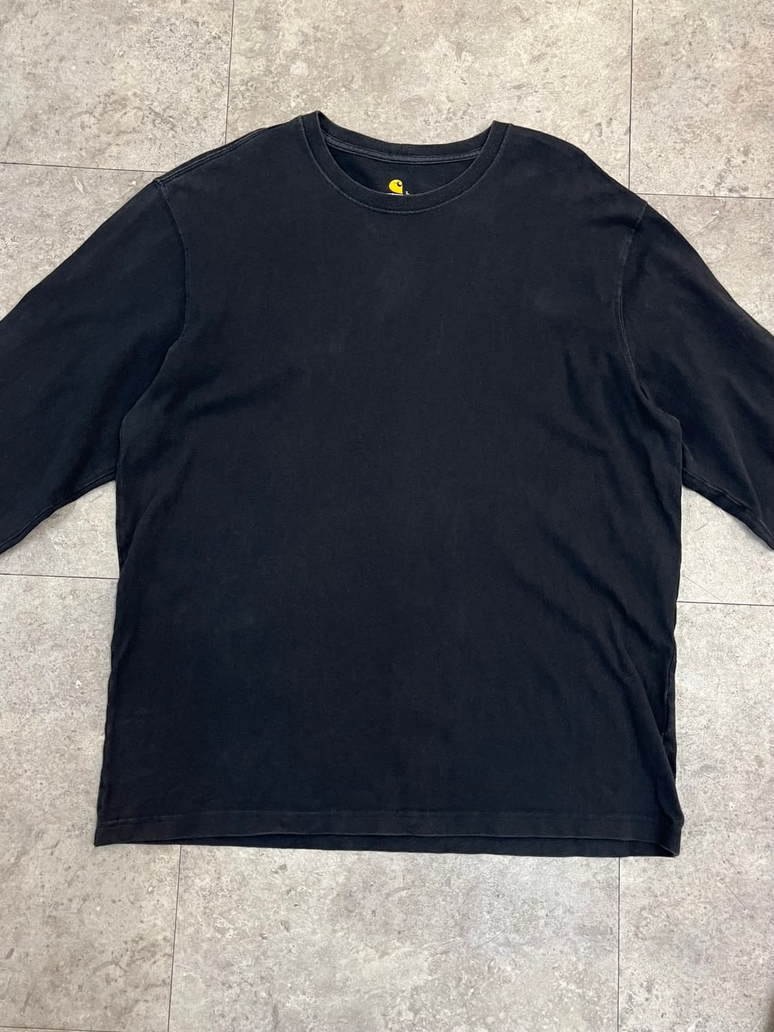 칼하트 롱슬리브리스 긴팔티 블랙 L #csz3647 상품이미지4