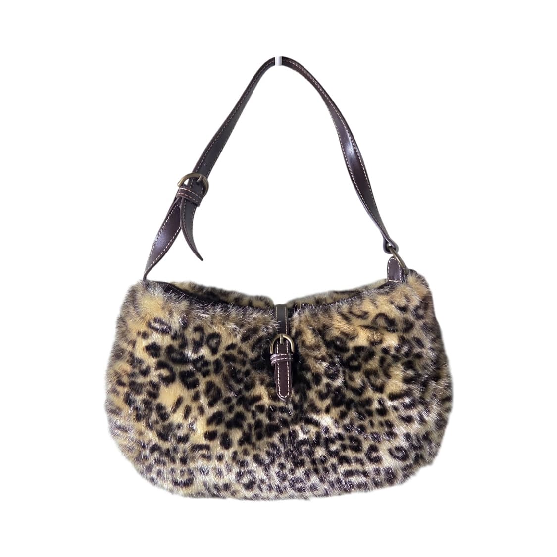 [Theoria] 세오리아 갸루 레오파드 퍼 숄더백 상품이미지1