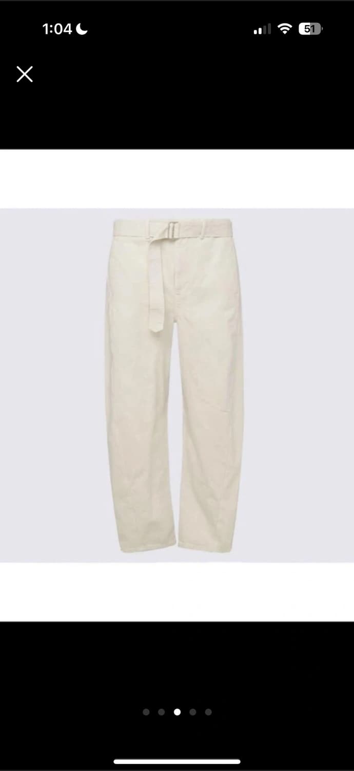 르메르 와이드 커브 바지 L 상품이미지5