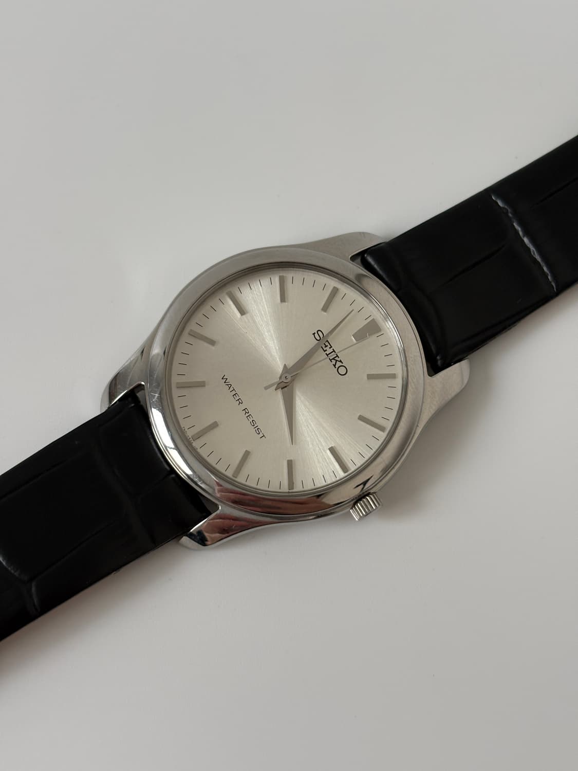 2000s Sunburst Dial Silver Quartz 상품이미지4