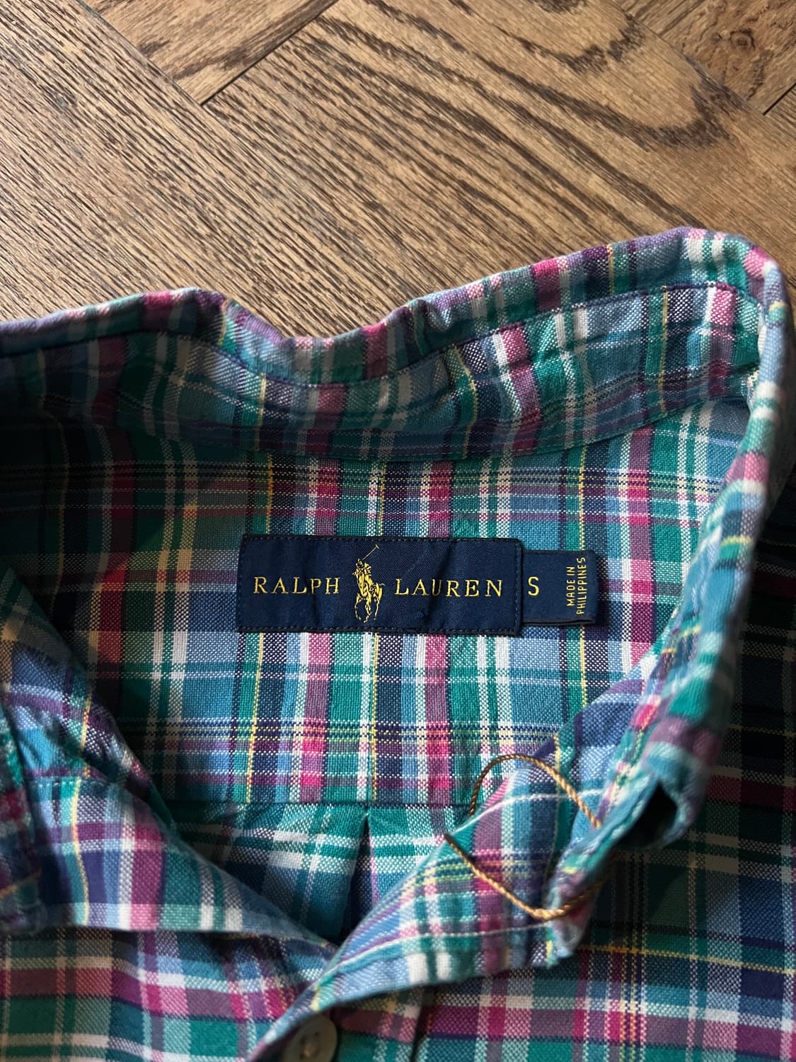 [S]폴로 랄프로렌 포니로고 타탄체크 셔츠 상품이미지2