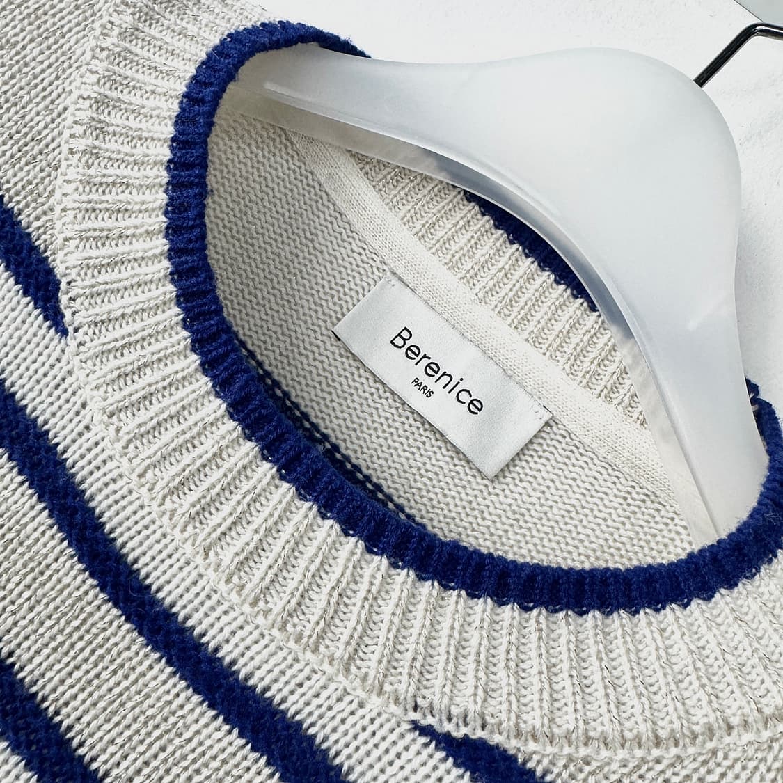 베르니스 울 캐시 스트라이프 니트 상품이미지2