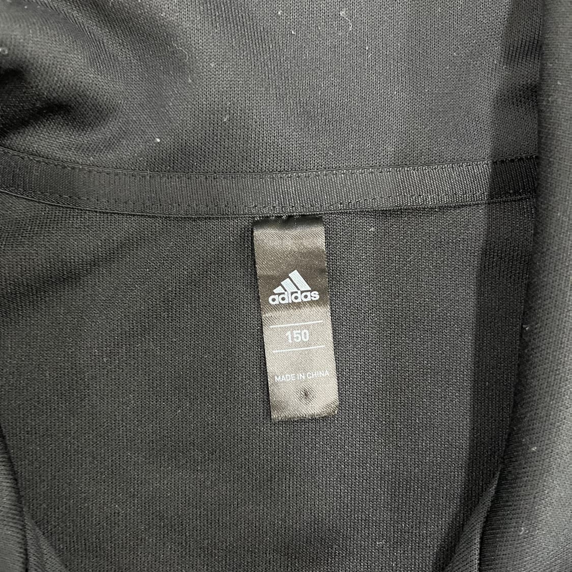 [150] 아디다스 여성 키즈 블랙 트랙탑 집업 져지 자켓 0120M1 상품이미지2