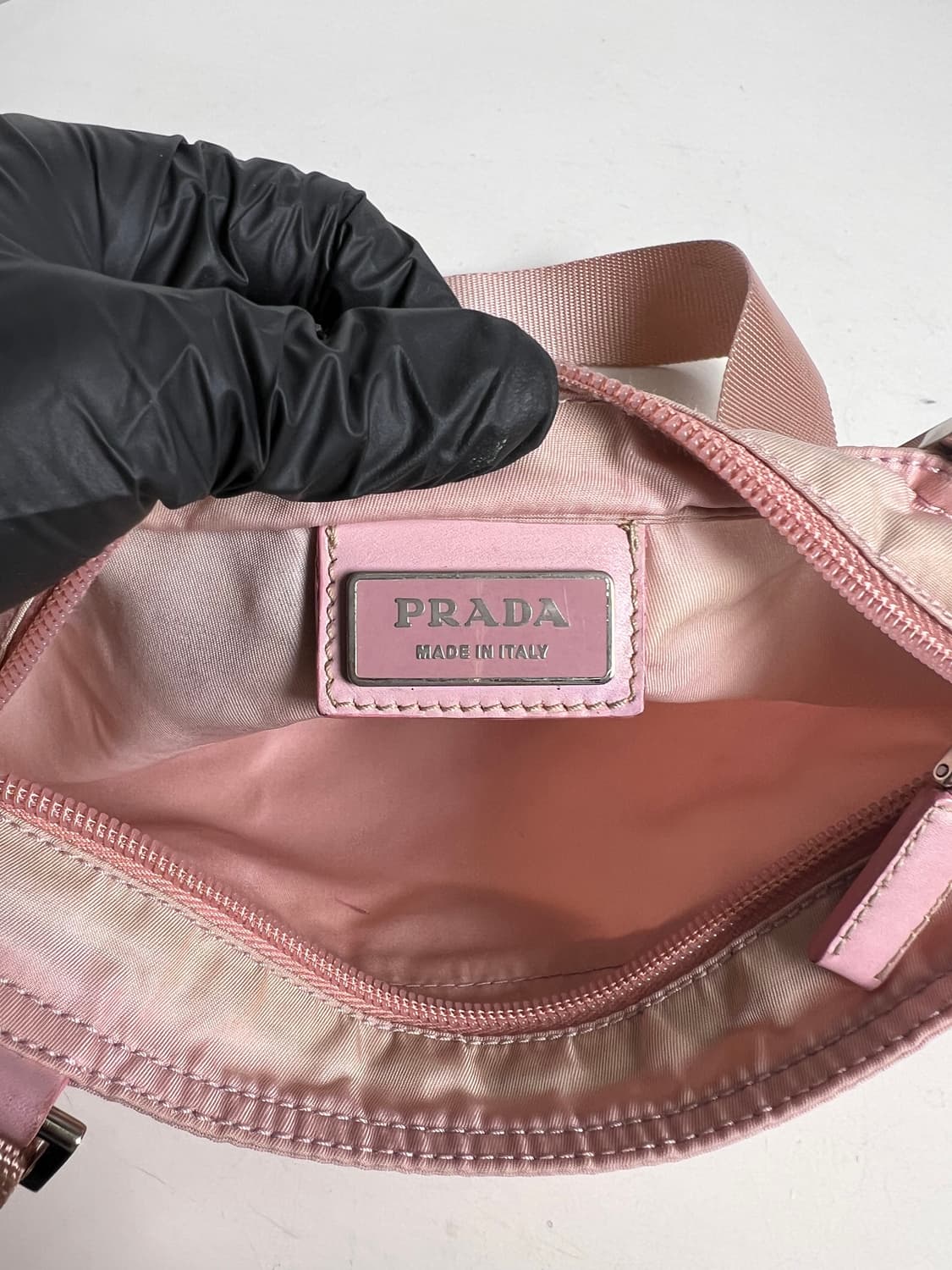 (빈티지) 프라다 베이비핑크 포코노 스퀘어 크로스백 상품이미지3