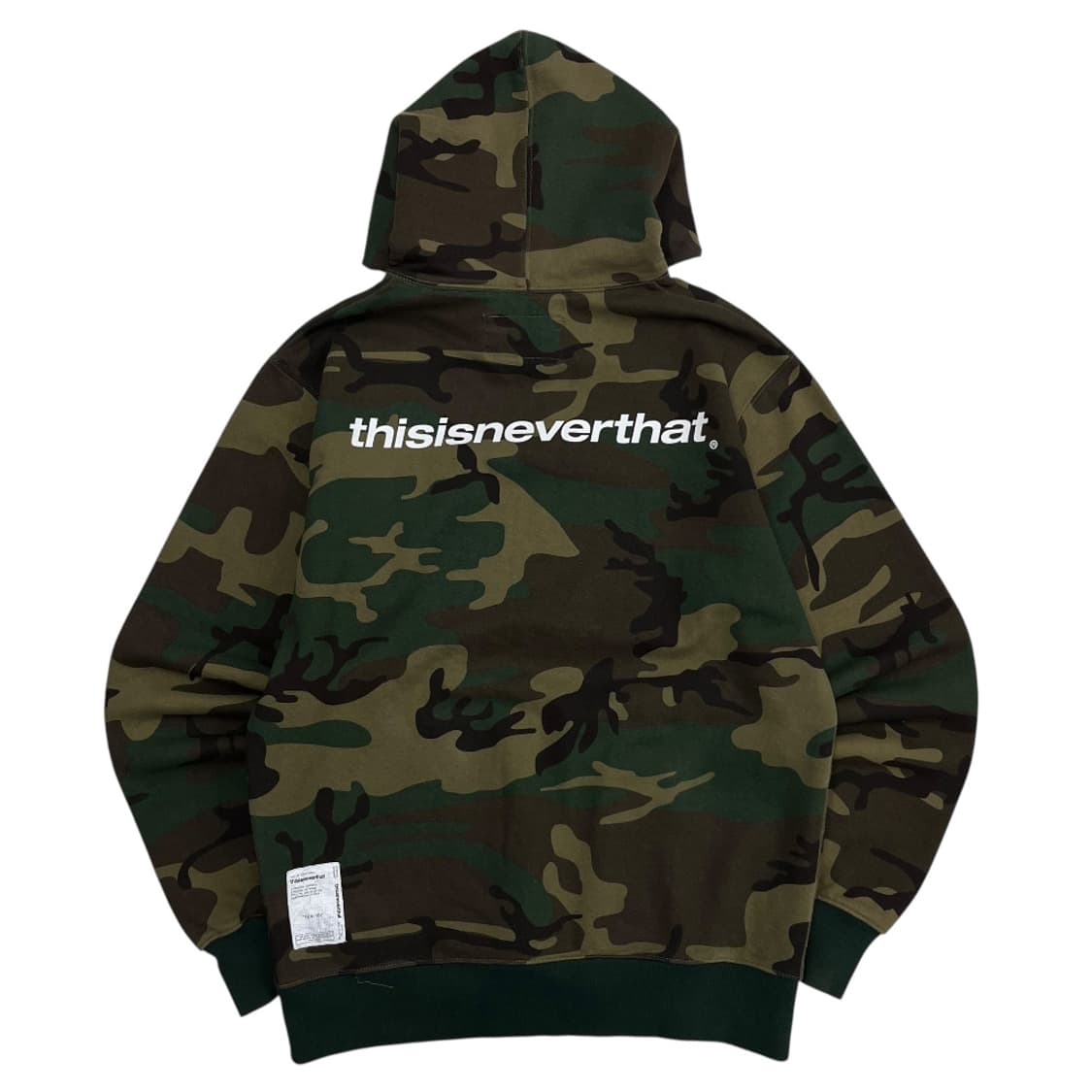 디스이즈네버댓 백로고 카모 후드 L 상품이미지4