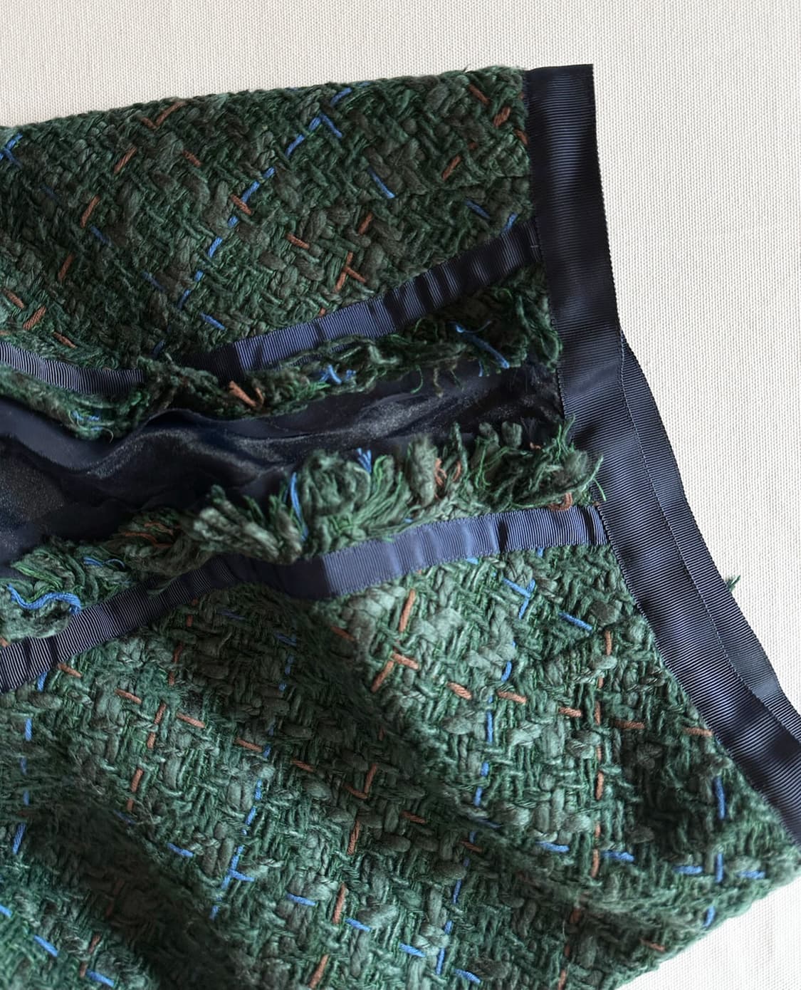 SACAI chiffon mix tweed skirt 상품이미지9