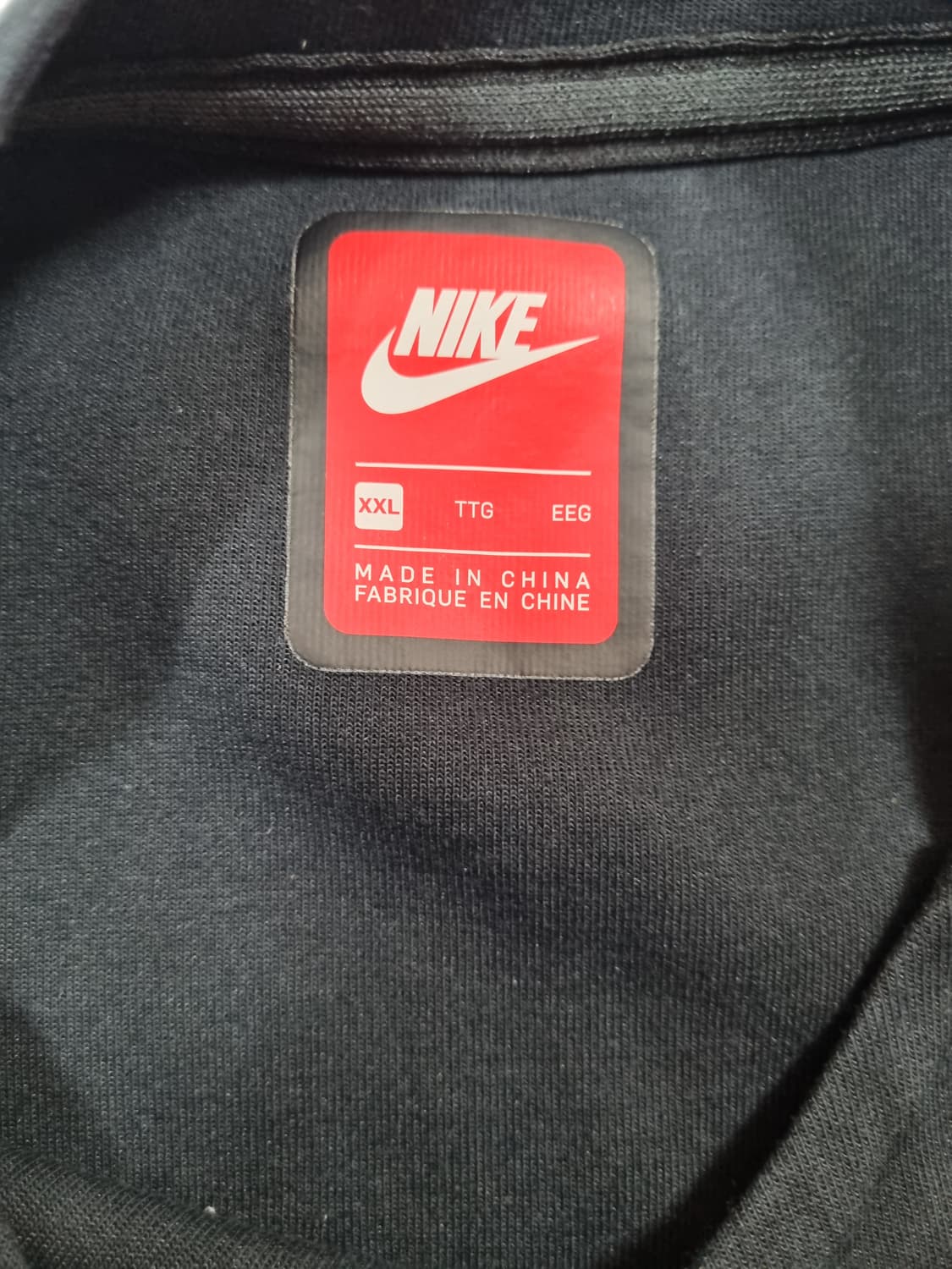 나이키 블랙 테크팩 면 혼방 블랙 맨투맨 xxl 상품이미지3