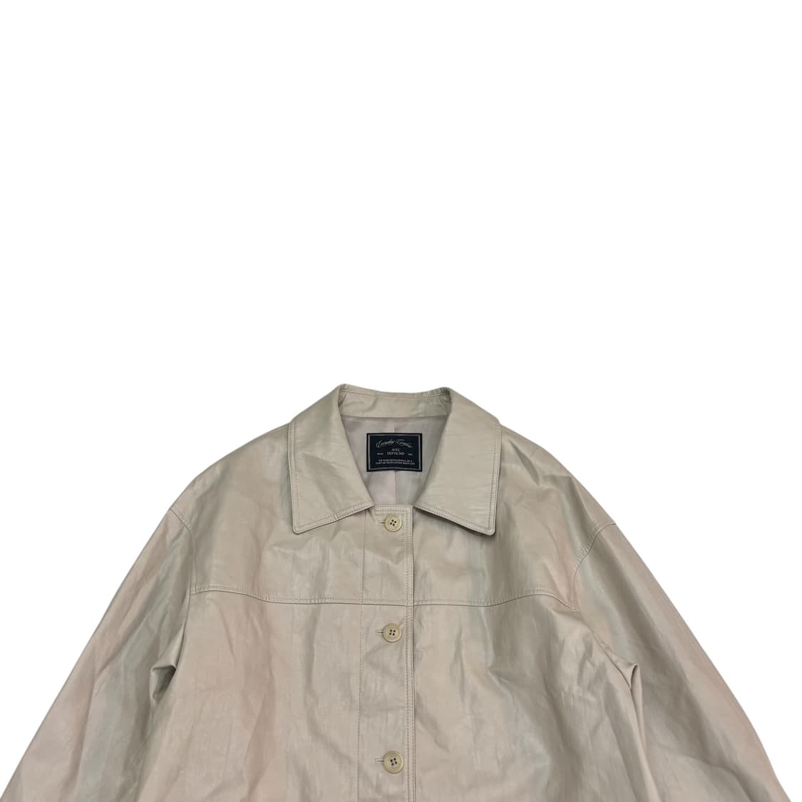 드파운드 24ss 하프 레더 자켓 상품이미지2