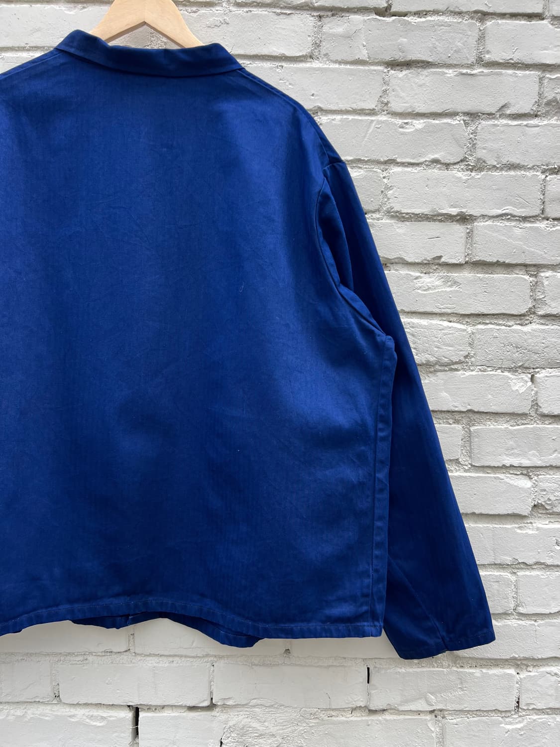 (DEADSTOCK)(BIGSIZE)OLD 헤링본트윌코튼 프렌치워크자켓 상품이미지9
