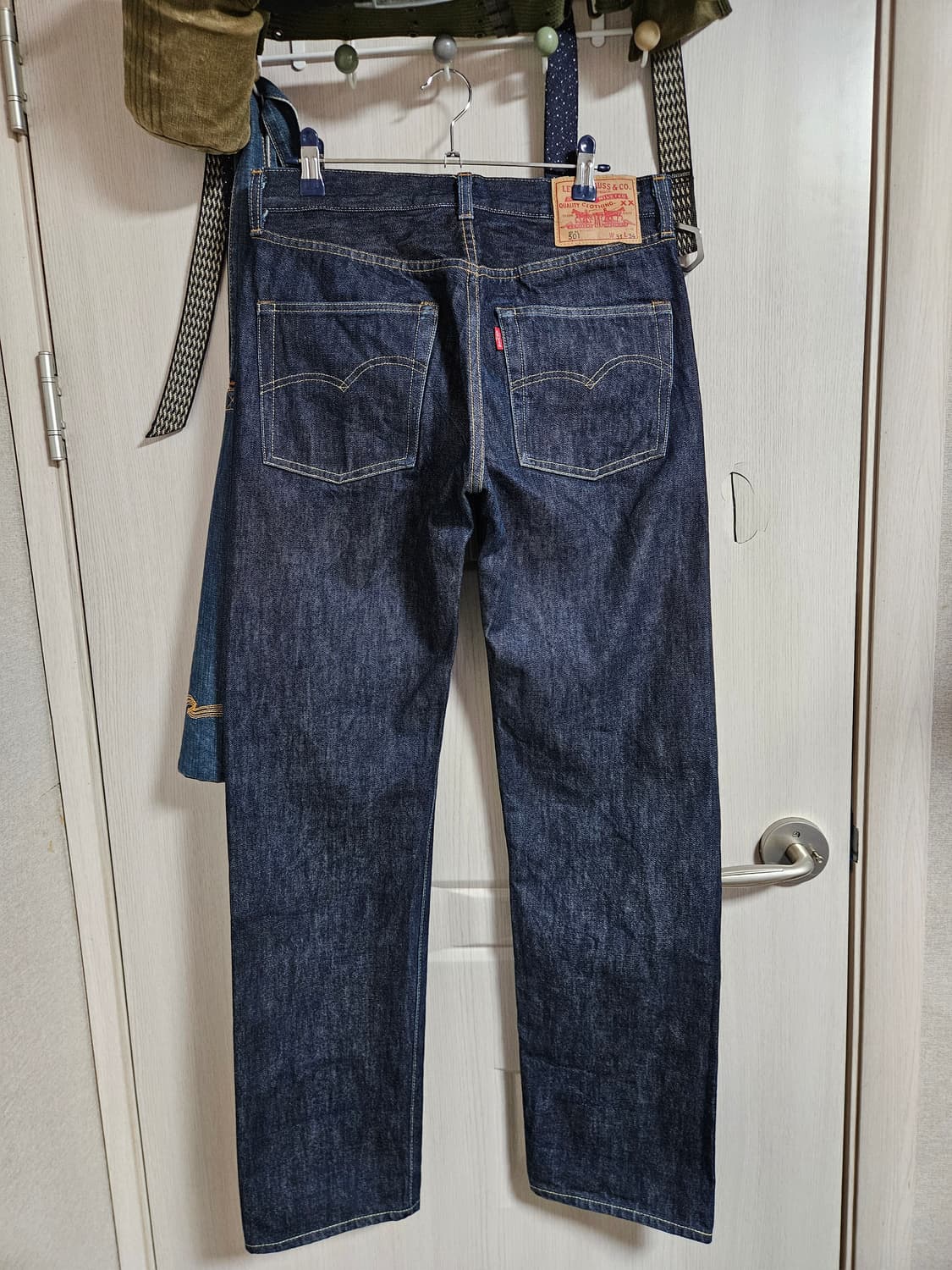 lvc66501 미제 콘밀 31x34 소킹완료. 39cm 리바이스 리지드 상품이미지2