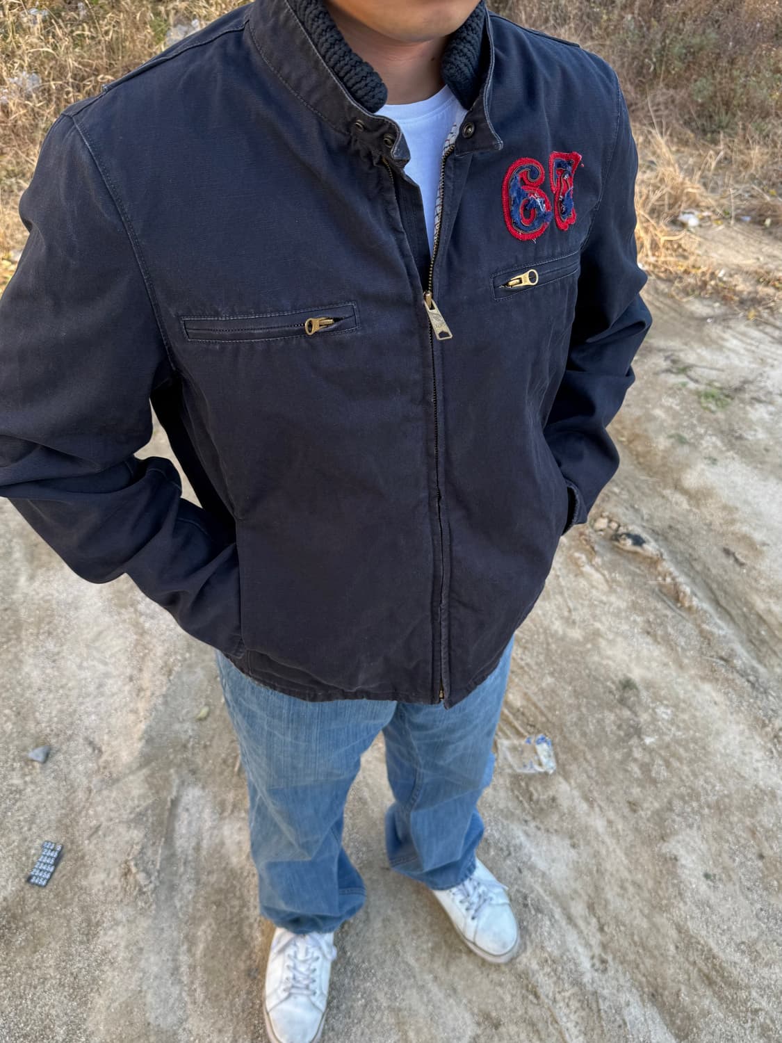 Polo Jeans Company 라이더 봄버 디트로이트 워커 자켓 L 상품이미지2