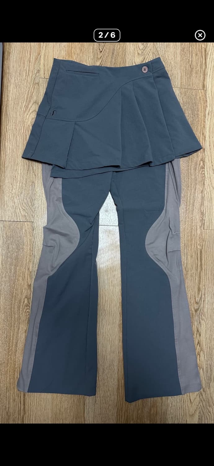 오호스 2-way pleats skirt pants 투웨이 플리츠 스커트 상품이미지2