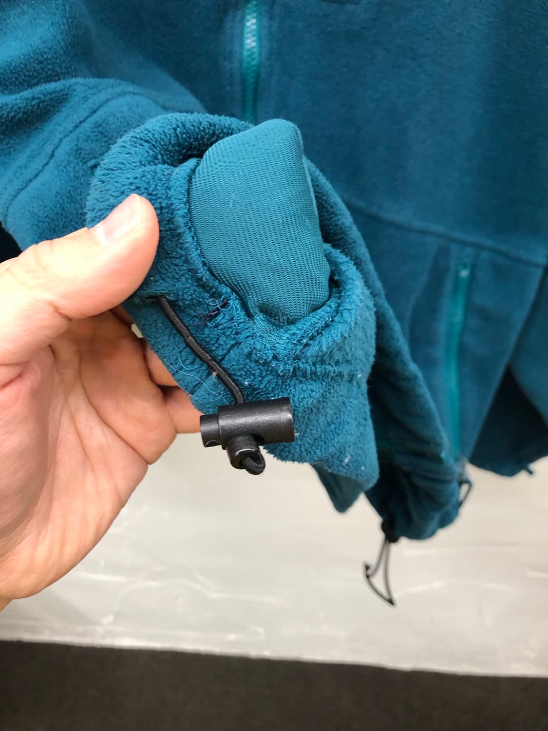 90s 컬럼비아 플리스 집업 틸그린 상품이미지6