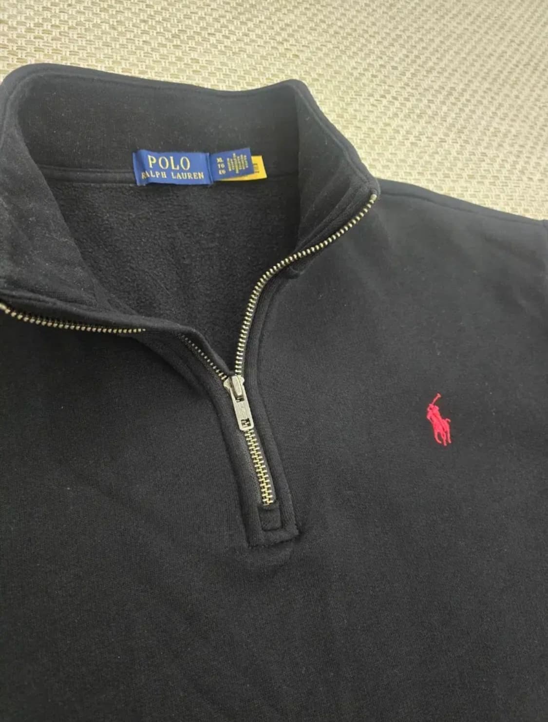 폴로 플리스 하프집업 맨투맨 상품이미지2