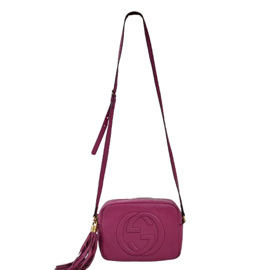 정품 구찌 소호 디스코백 마젠타 스몰 상품이미지2