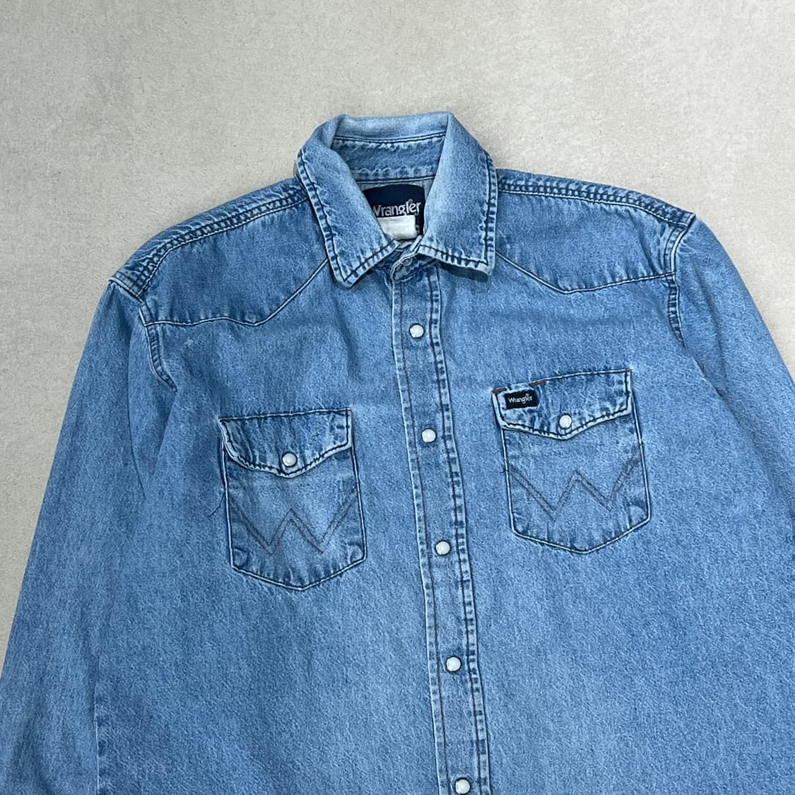 랭글러 워크 데님셔츠 s08975 상품이미지3