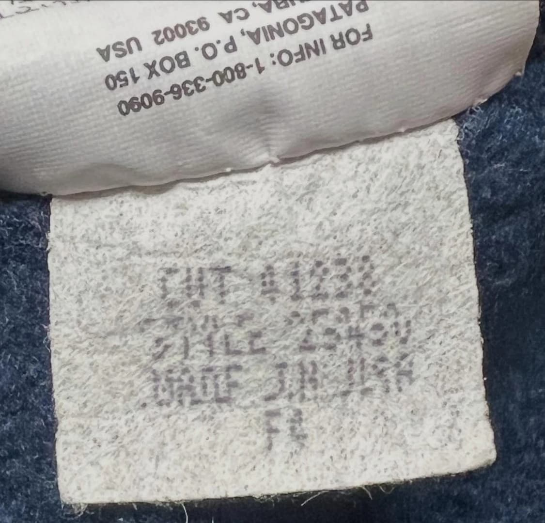 90s 파타고니아 신칠라 스냅-T 블루 상품이미지7