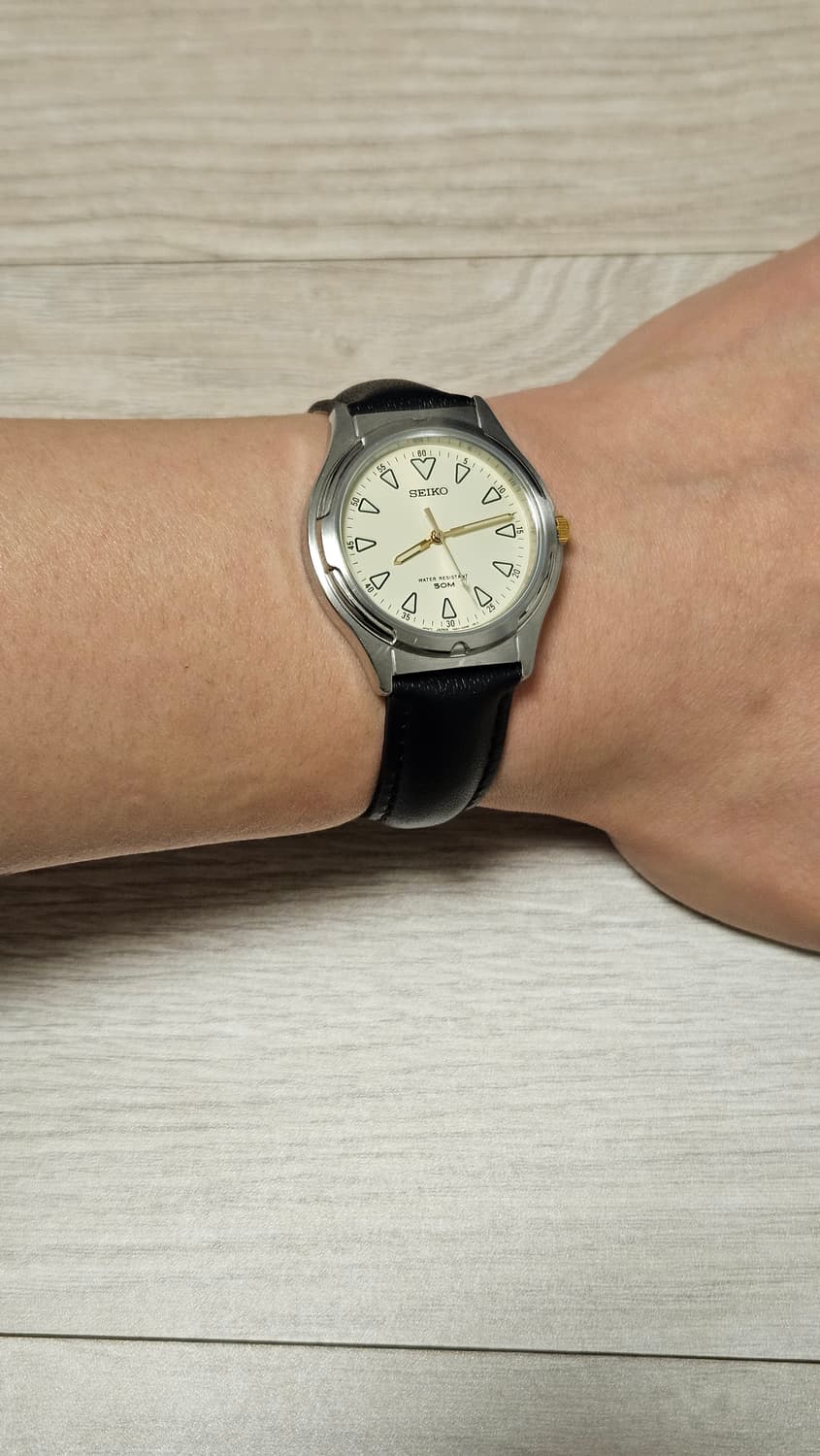빈티지 세이코 가죽 시계 상품이미지5