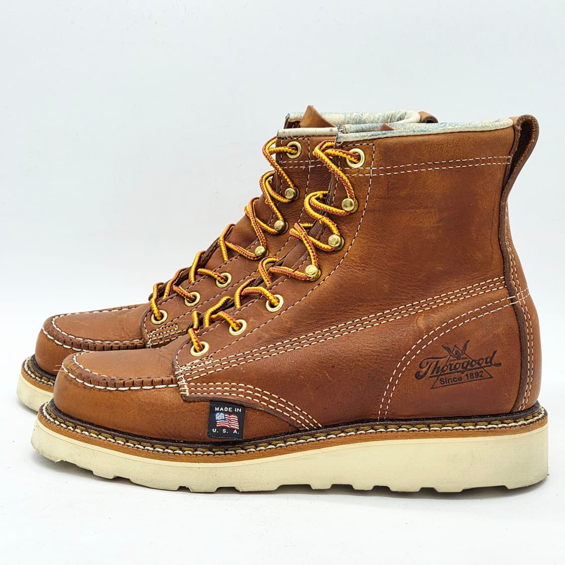  쏘로굿 우먼스 목토 워크부츠 브라운 (6M)   상품이미지1