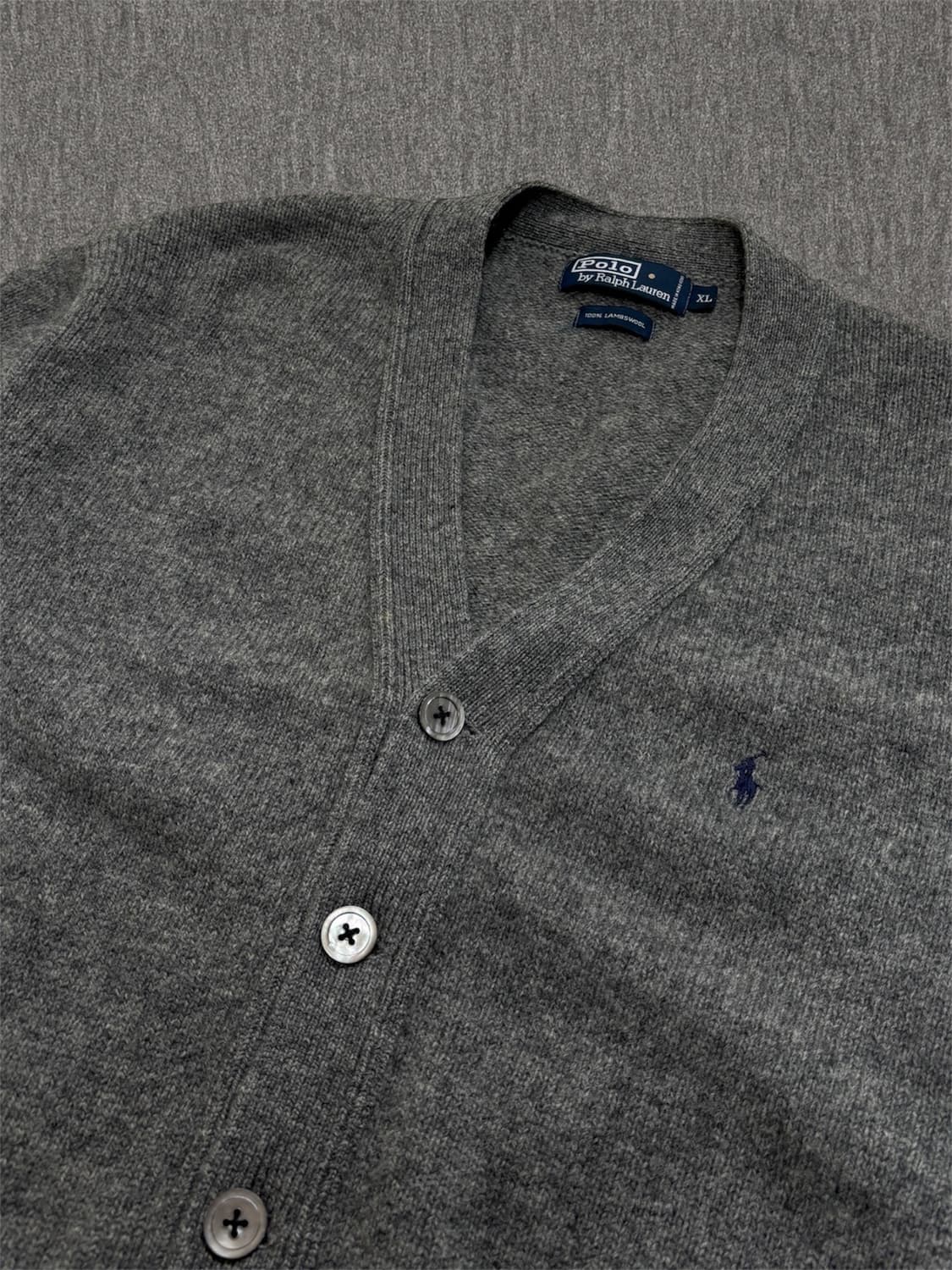 폴로 랄프로렌 램스울 그레이 가디건  상품이미지2