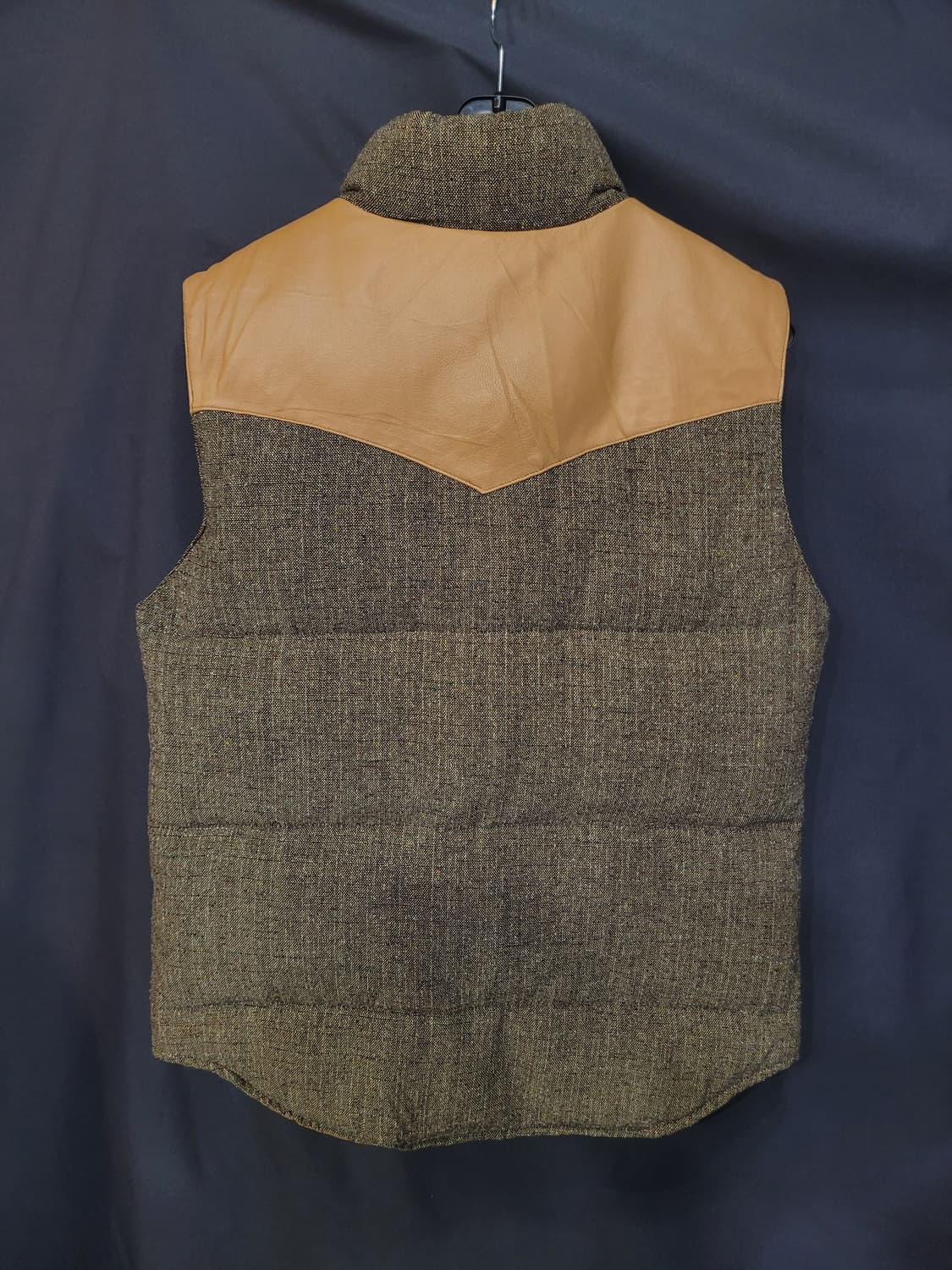 Journal Standard 저널스탠다스 빈티지 트위드 레더 다운베스트 상품이미지3