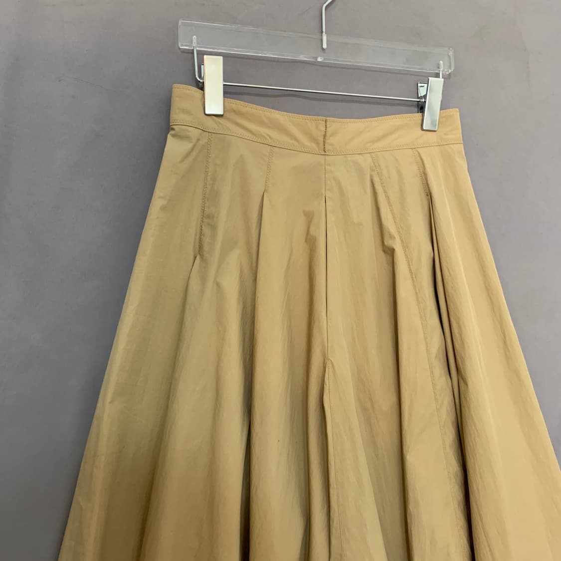 26인치 타임 21 플레어 바스락 롱 스커트 치마 상품이미지3