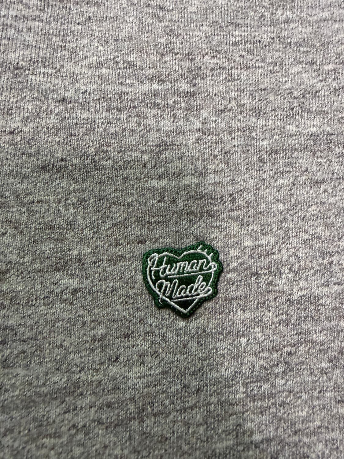 휴먼 메이드 그린 하트 배지 티셔츠 그레이 3XL 상품이미지5