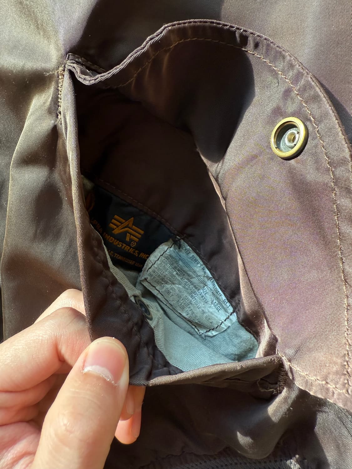 Vintage Military MA-1 Bomber Jacket 90s 상품이미지5