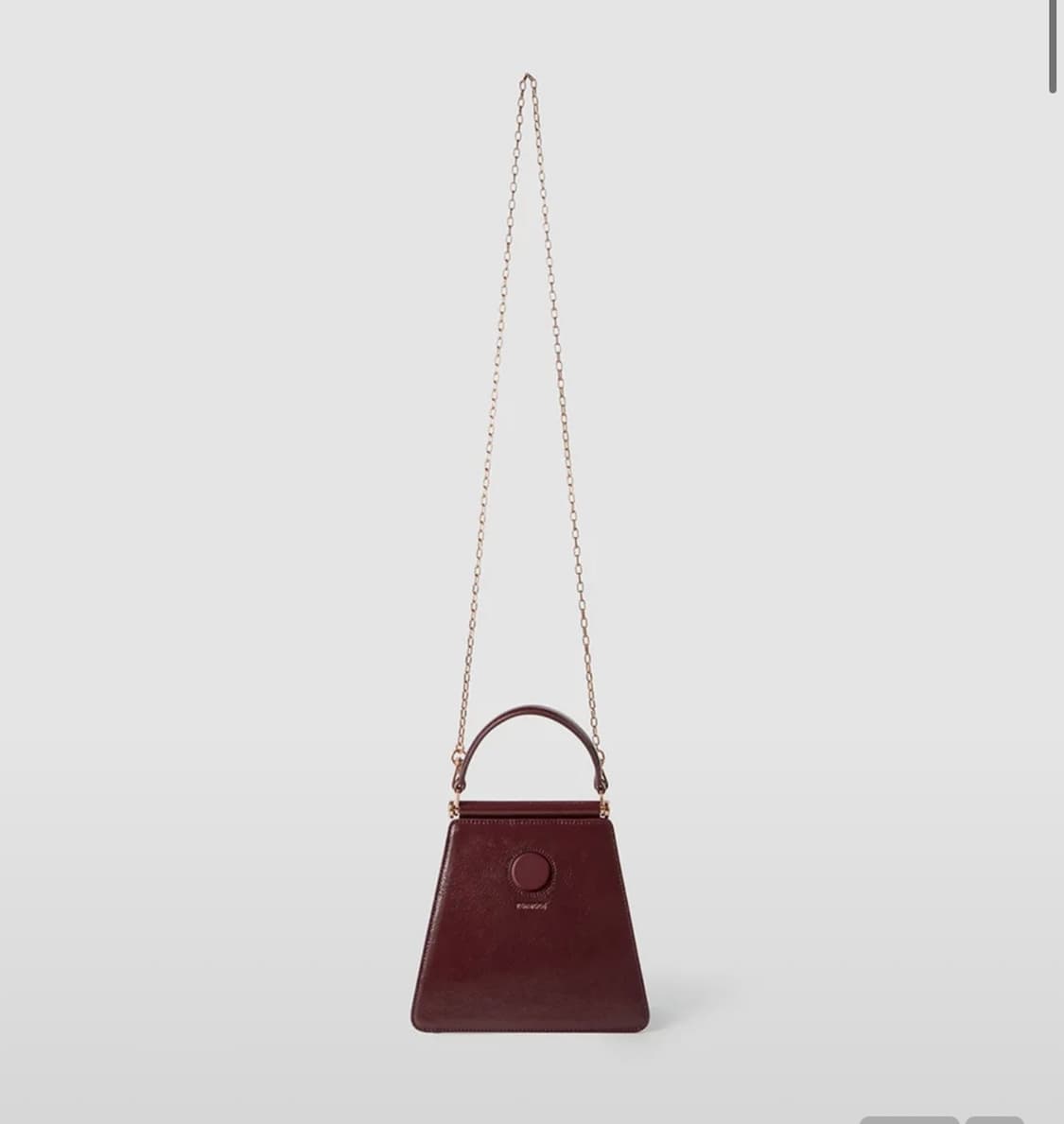 (새제품) 코이무이 소가죽 clip bag 버건디 상품이미지5