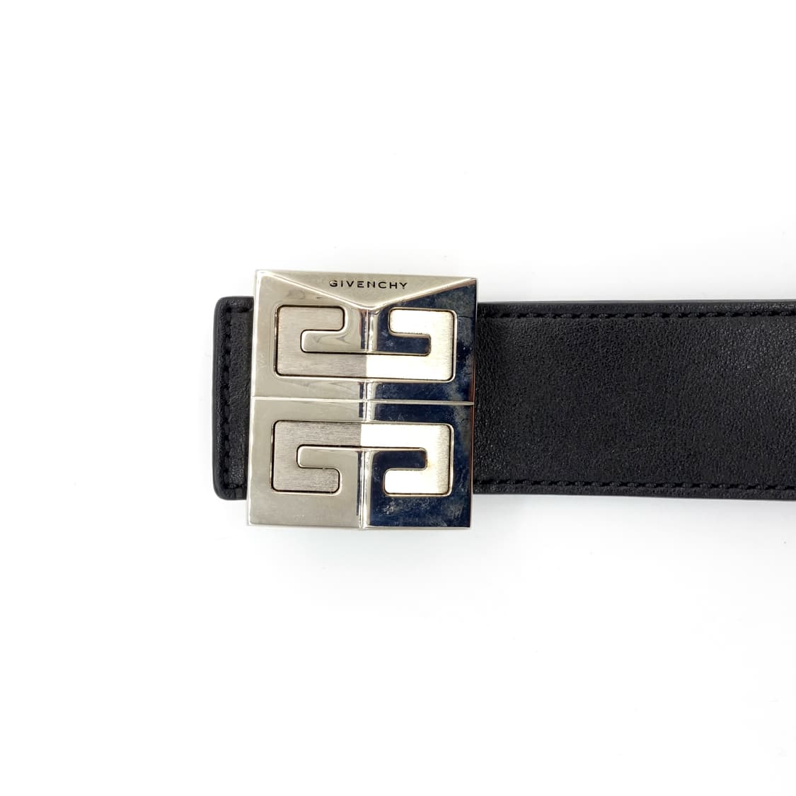 [105] GIVENCHY 지방시 4G 리버시블 버클 블랙 레더 벨트 상품이미지2