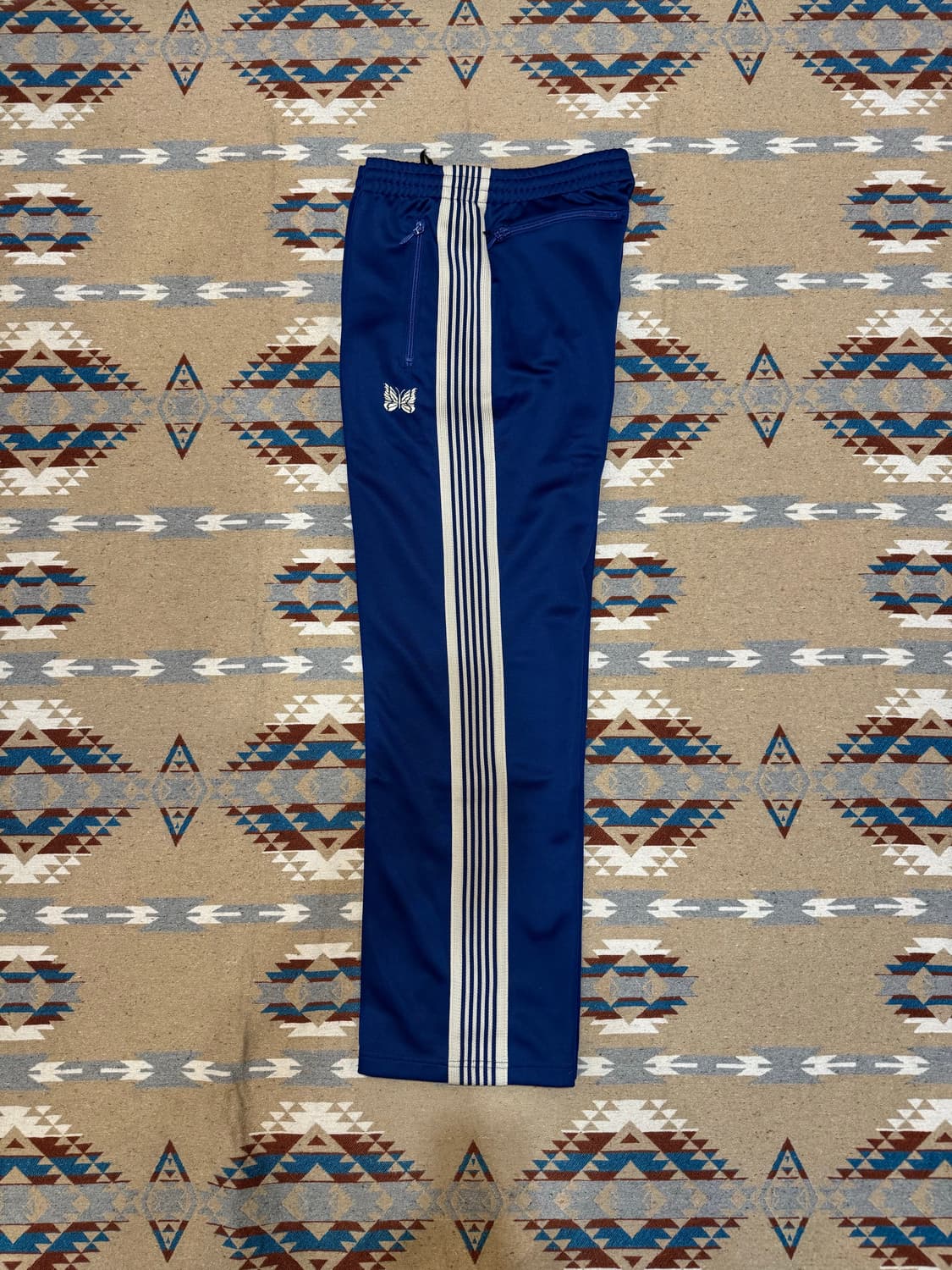 [L] 니들스 x 비버 트랙 팬츠 폴리 스무스 로얄블루 (스트레이트핏) 상품이미지4