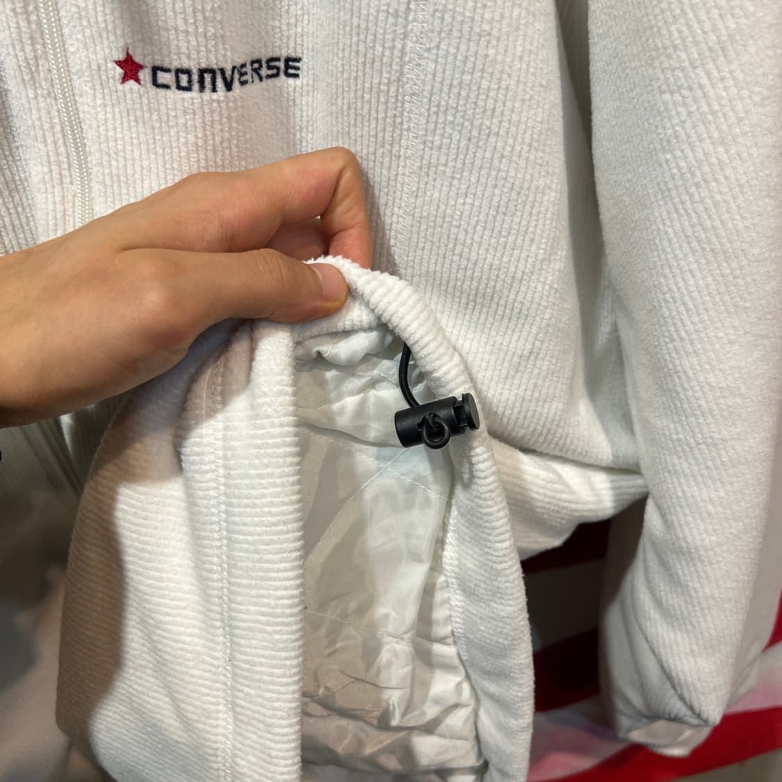 (3XL)컨버스 후리스 집업 상품이미지2