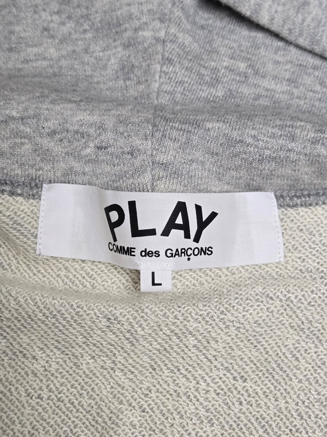 꼼데가르송 하트 후드집업 AZ-T168(그레이 / L )  상품이미지4