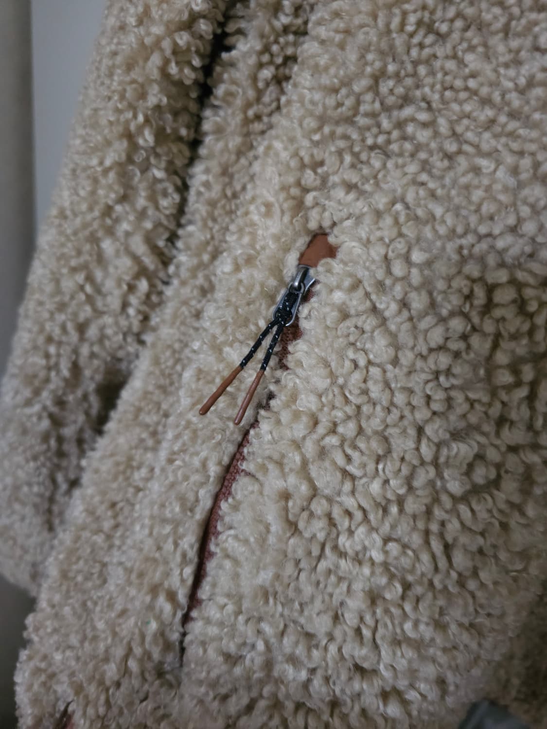 네파 뽀글이 플리스 자켓 베이지 상품이미지5