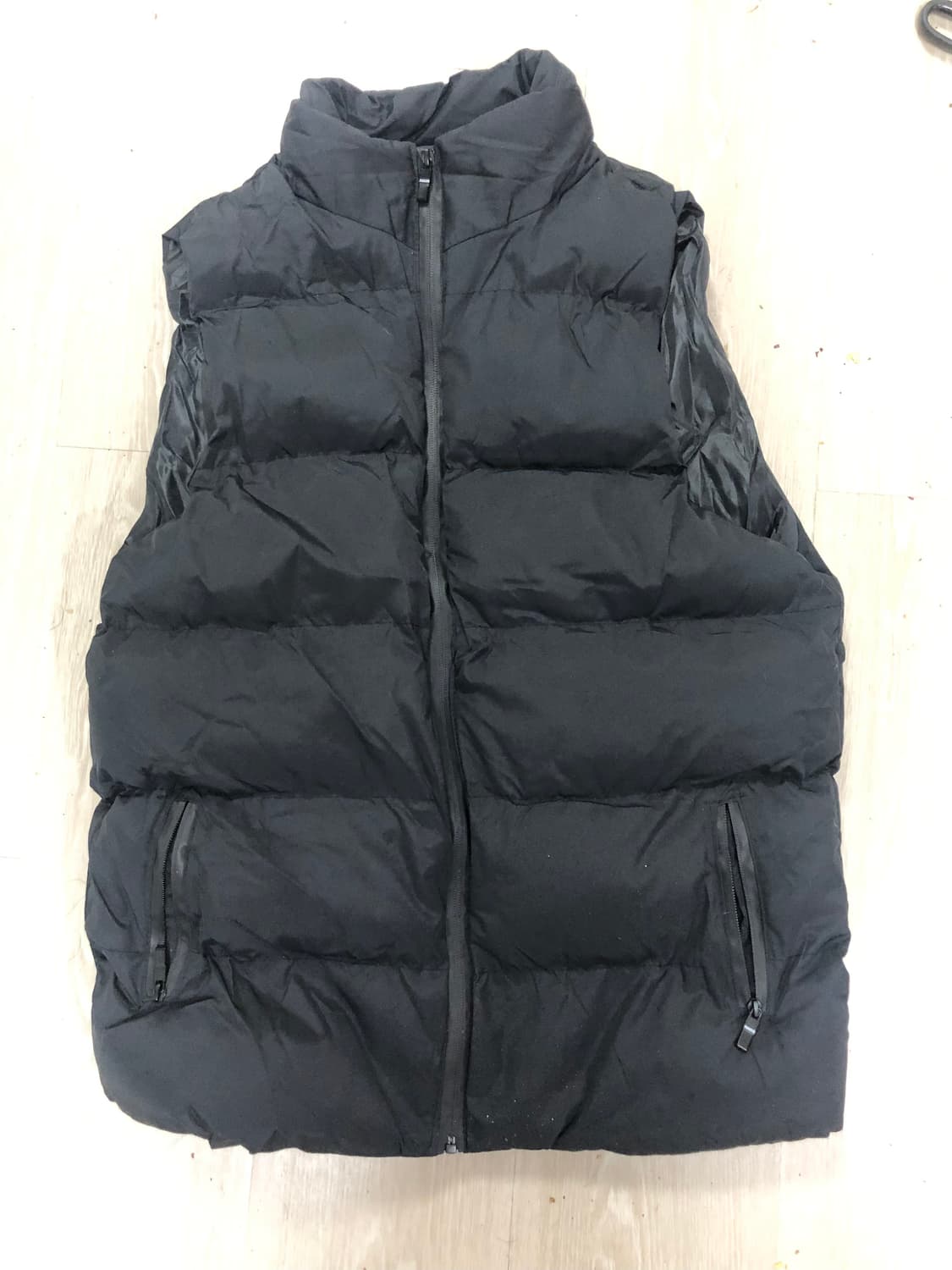 검정색 패딩조끼 XL 105 상품이미지2