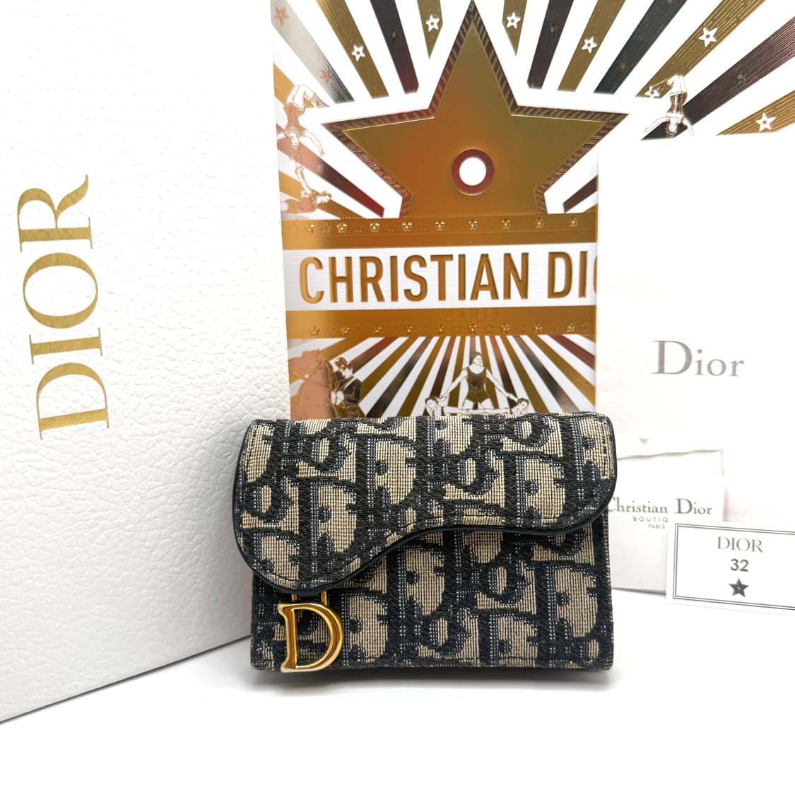 디올 새들 카드지갑 상품이미지8