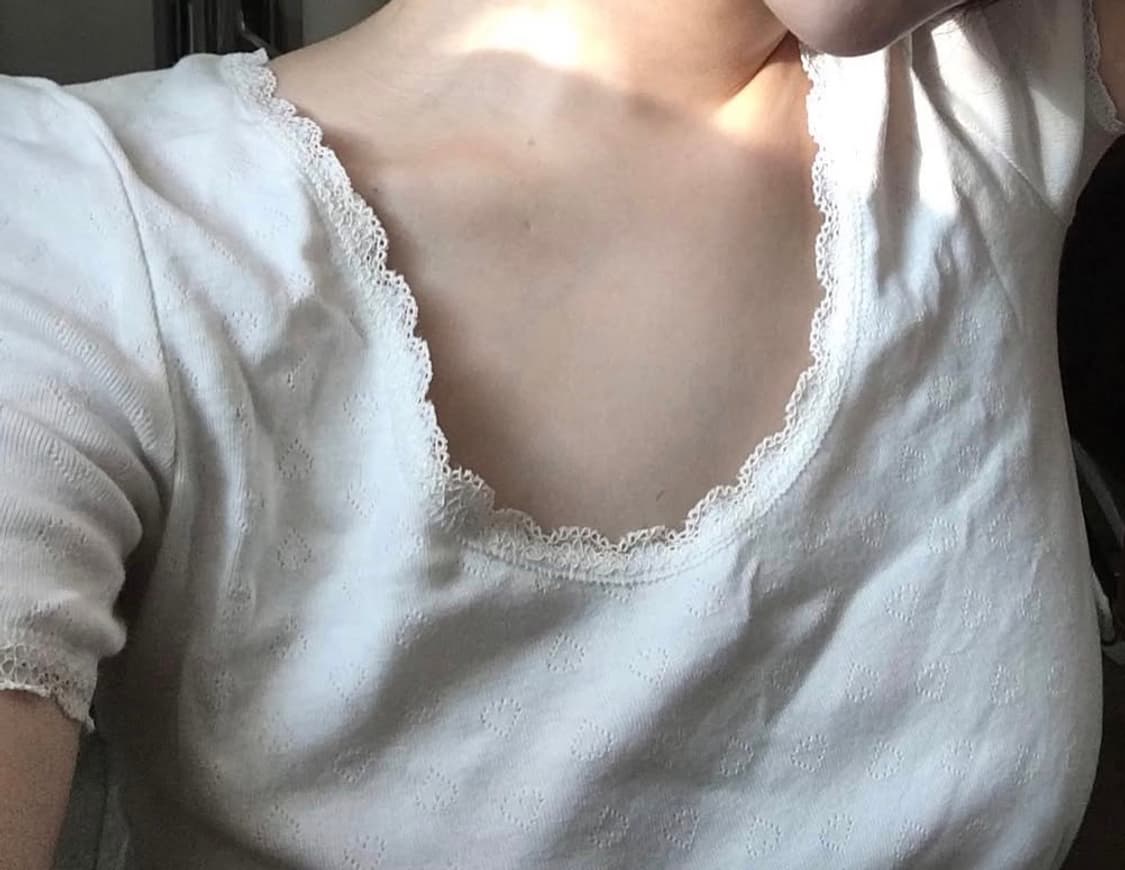 <구합니다> 사진 st 빈티지 레이스 반팔티 구해요 상품이미지1