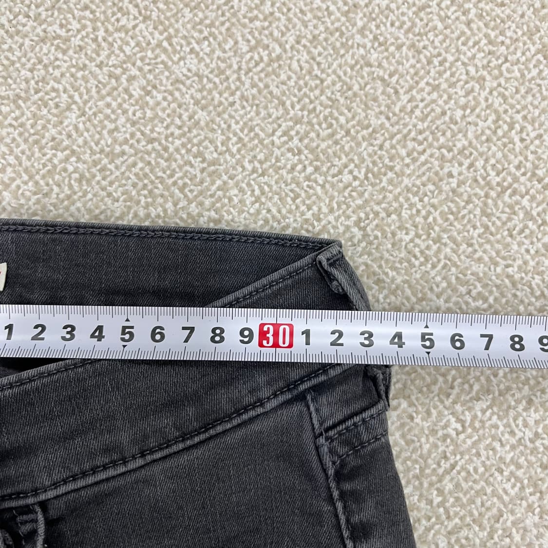 27 리바이스 슈퍼 스키니 흑청 데님 0213M 상품이미지7