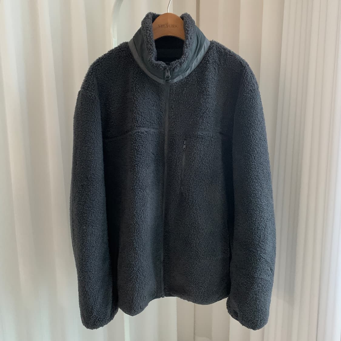 빈티지 whideout 하이드아웃 후리스 베이직 플리스 집업 상품이미지2