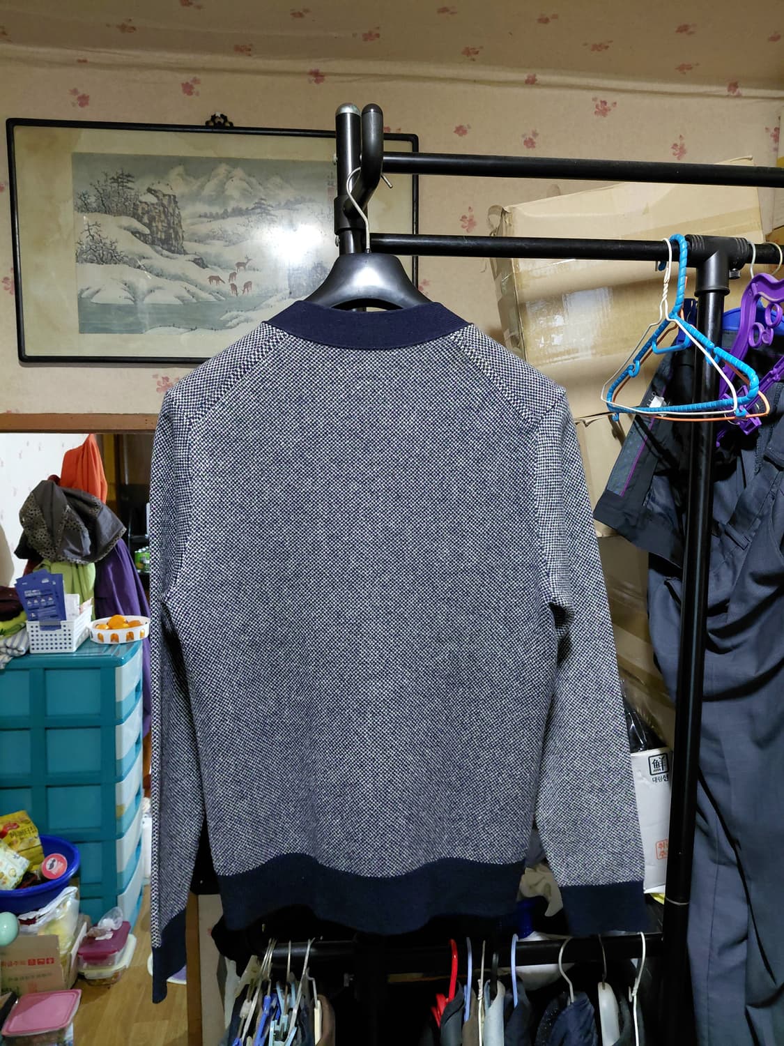 [클럽모나코]울100 가디건 M(95)사이즈 상품이미지2