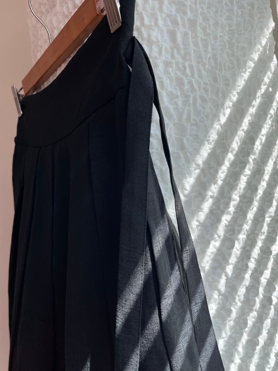 유노이아 오간자 턱 스커트 상품이미지1