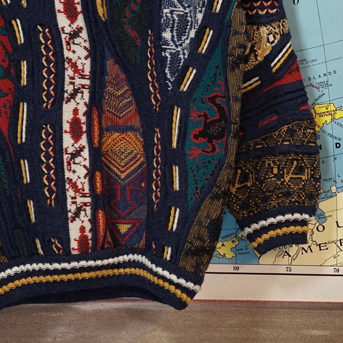 90s 오스트레일리아 Carlo 케이블 니트 상품이미지3