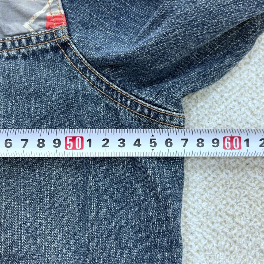 100 지피지기 빈티지워싱 데님 자켓 0504E 상품이미지6